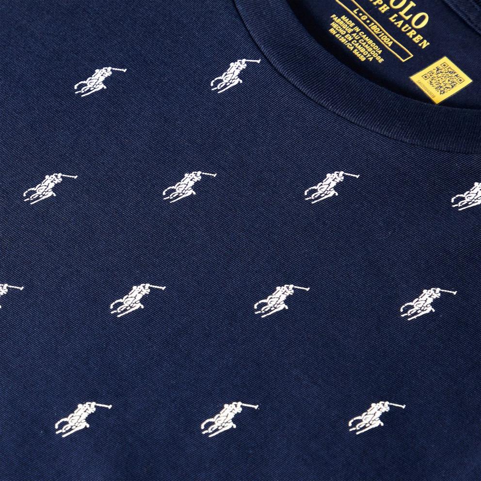 Polo Ralph Lauren Men's All Over Pony Cotton Short Sleeve T-Shirt