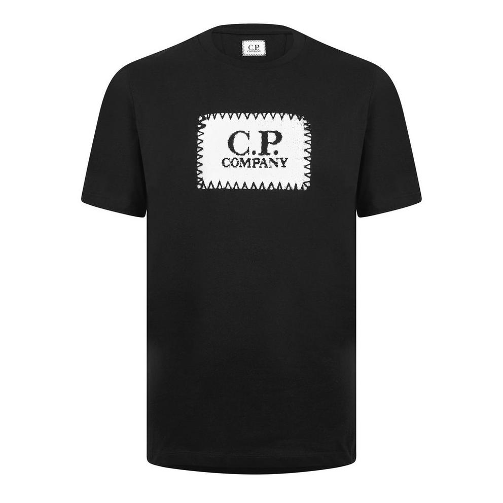 CP Company Men's Block Logo Regular Fit T-Shirt
