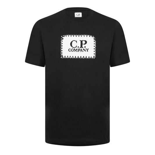 CP Company Men's Block Logo Regular Fit T-Shirt