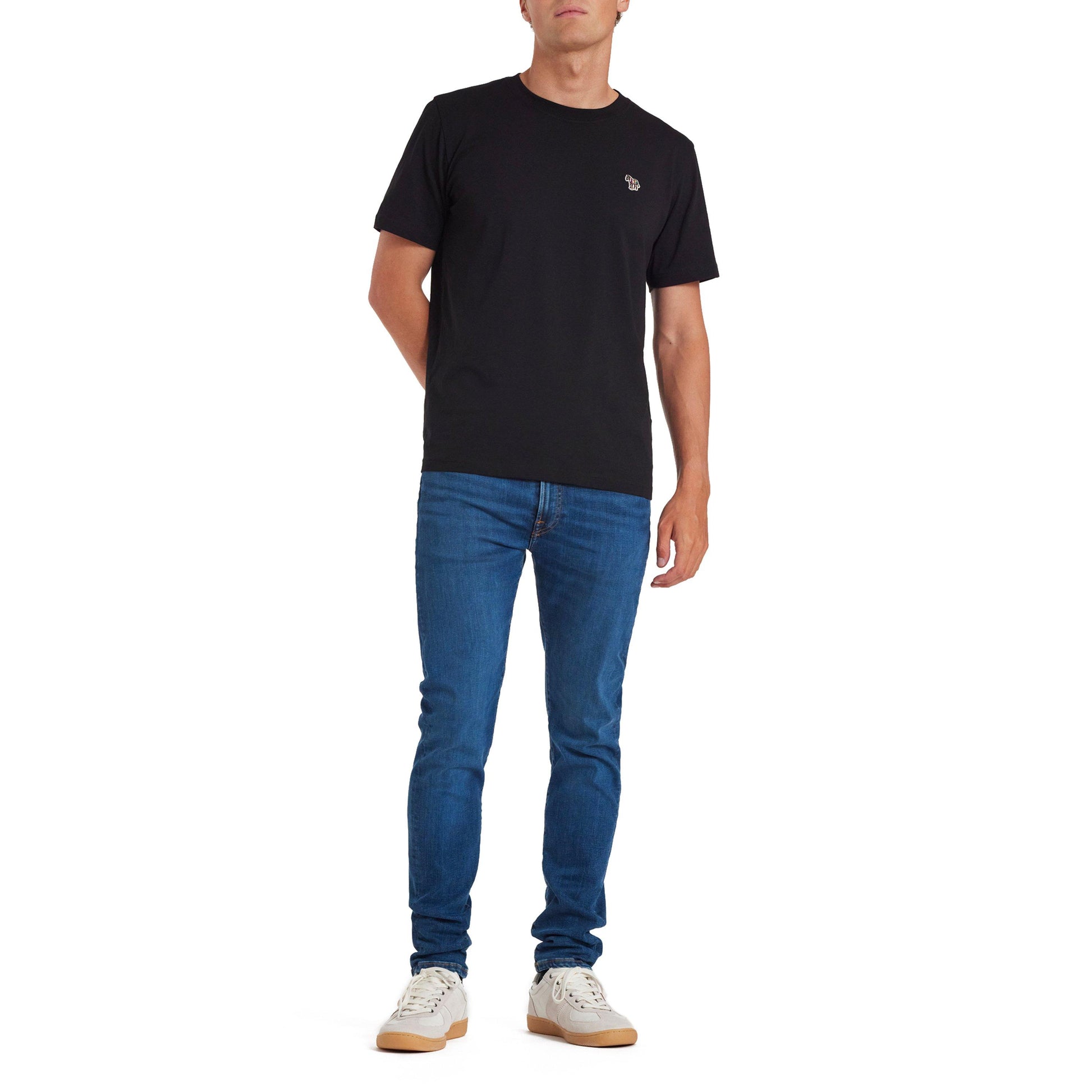PS Paul Smith Men's Regular Fit Zebra Crew-neck T-Shirt