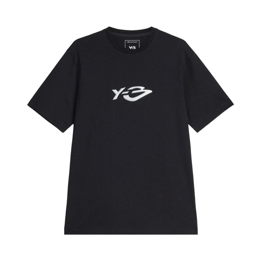 Y3 Liquid Logo Tee