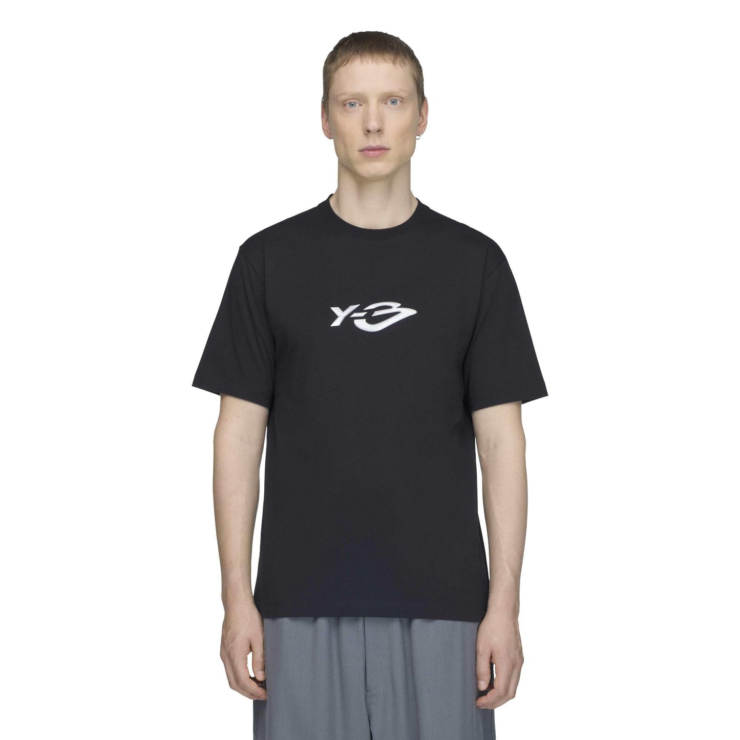 Y3 Liquid Logo Tee