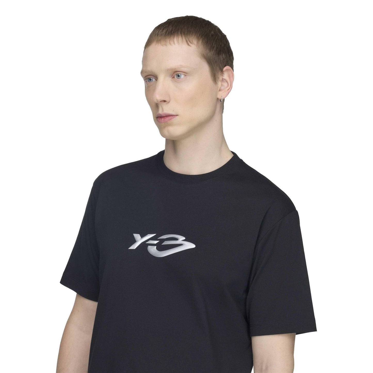 Y3 Liquid Logo Tee