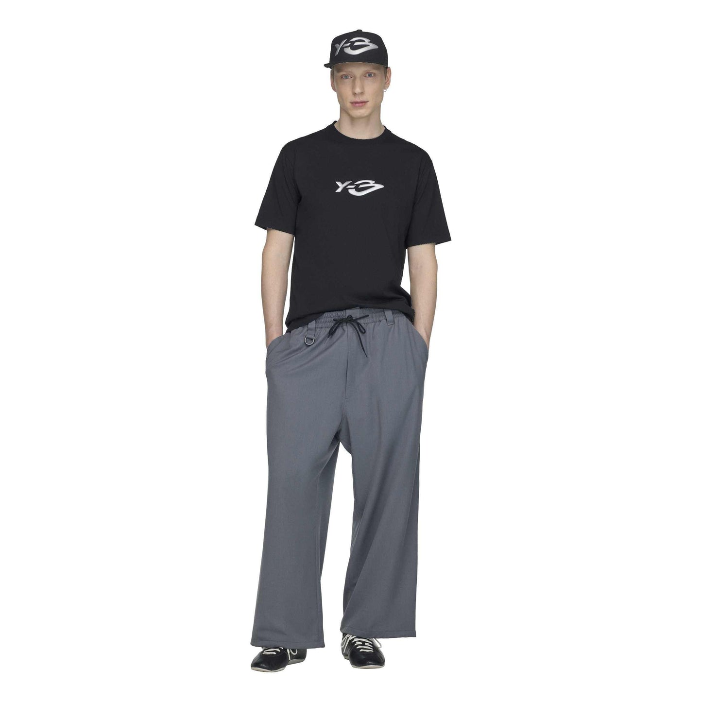 Y3 Liquid Logo Tee