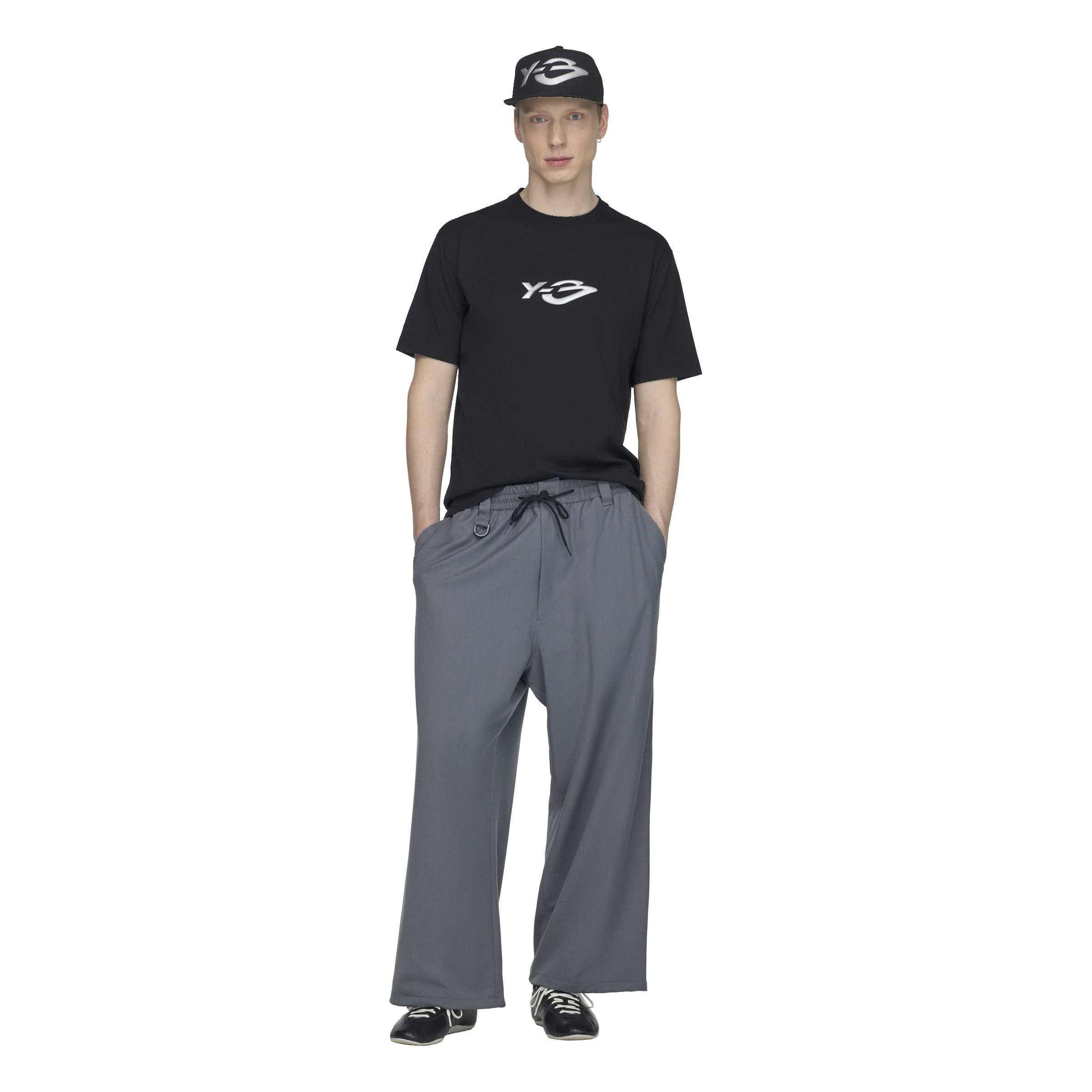 Y3 Liquid Logo Tee