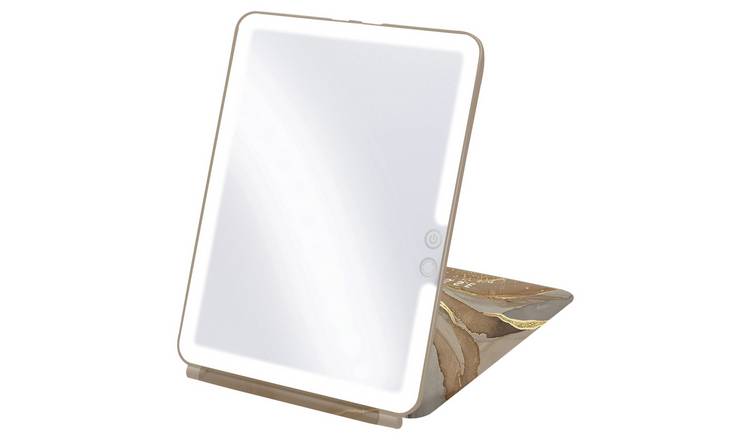 Sensse Glow Up LED Flip Top Modern Marble Mirror