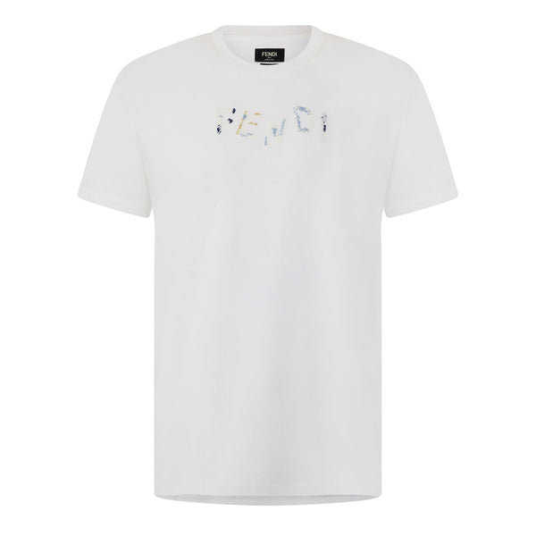 Fendi Fendi Embroid Tee Sn63