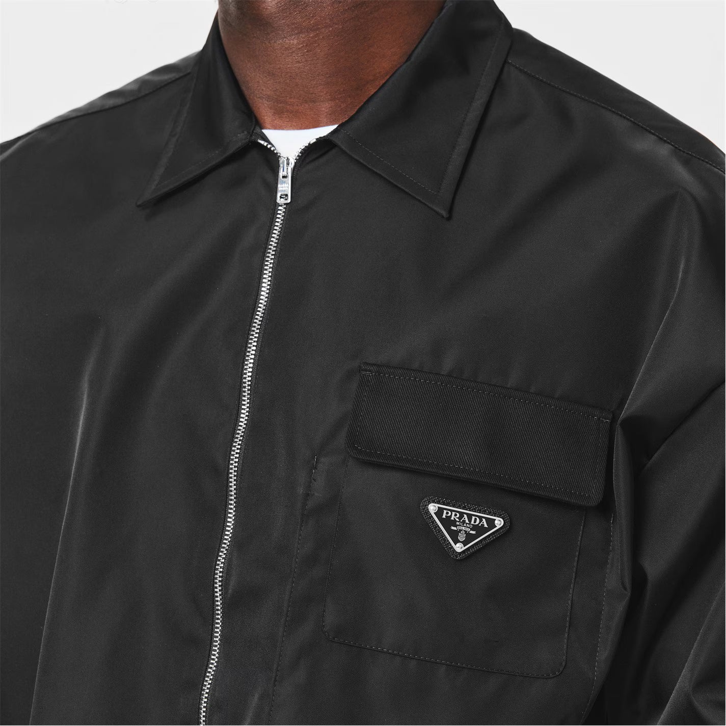 Men's Re-Nylon Long Sleeve Overshirt