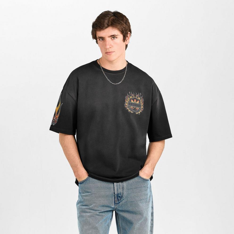 Amiri Men's MA Flames Oversized T-Shirt