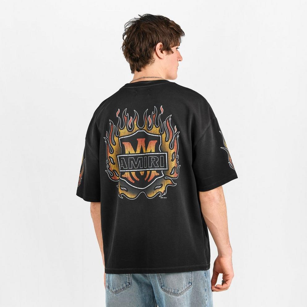 Amiri Men's MA Flames Oversized T-Shirt