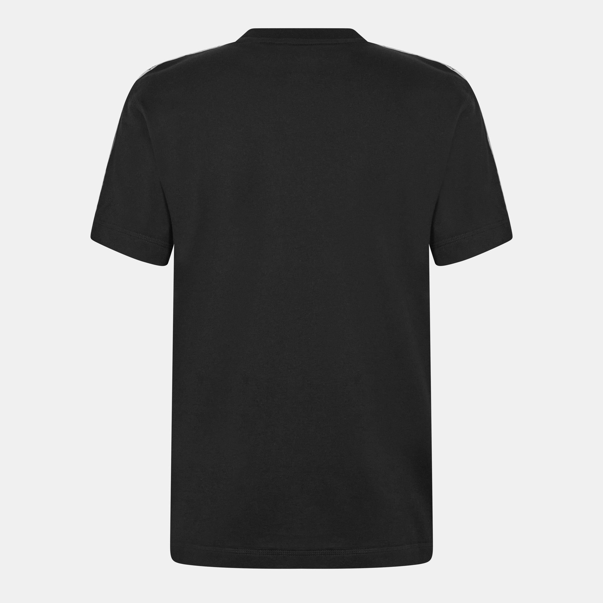 Burberry Mens Check Trim Cotton T-Shirt