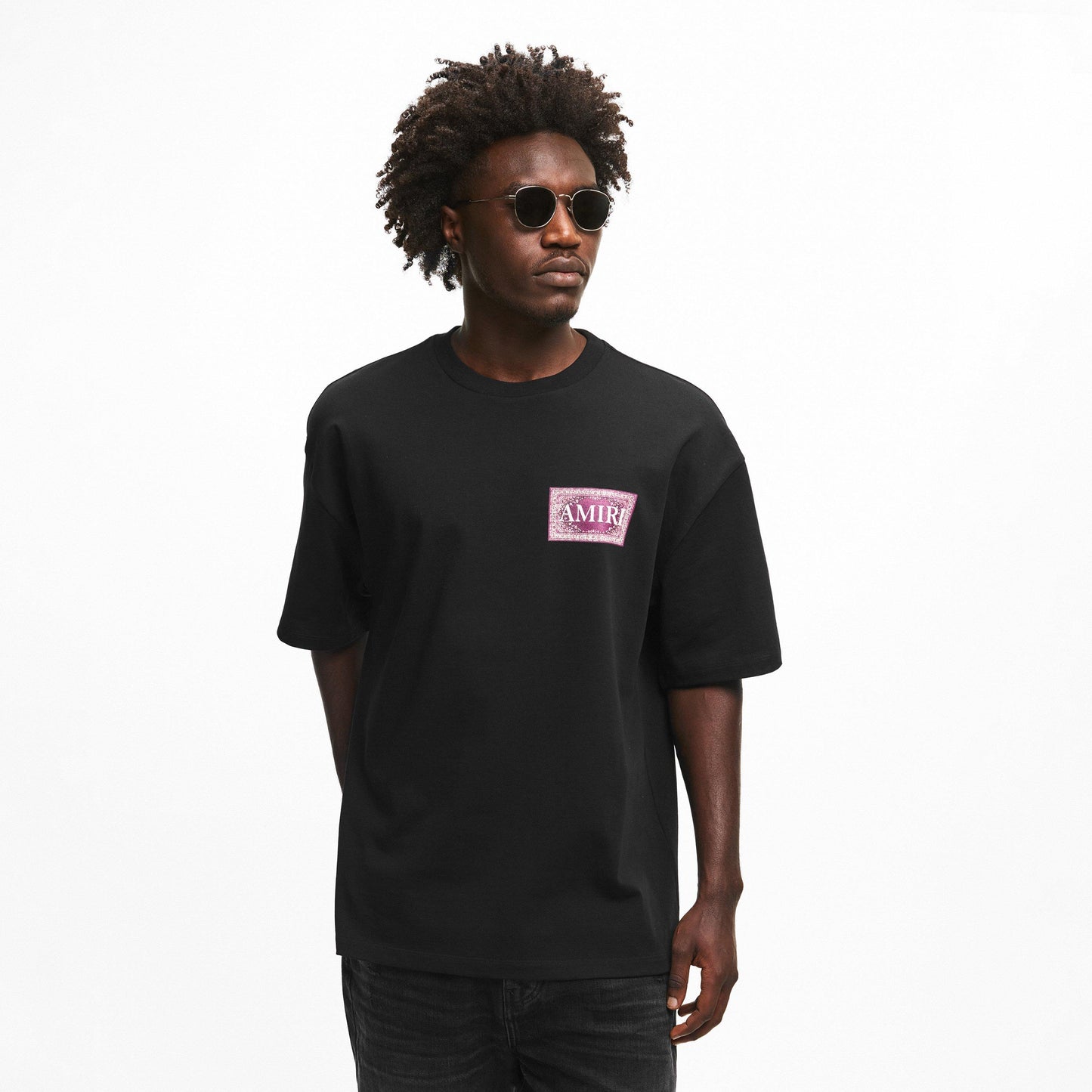 Amiri Men's Bandana Oversized T-Shirt