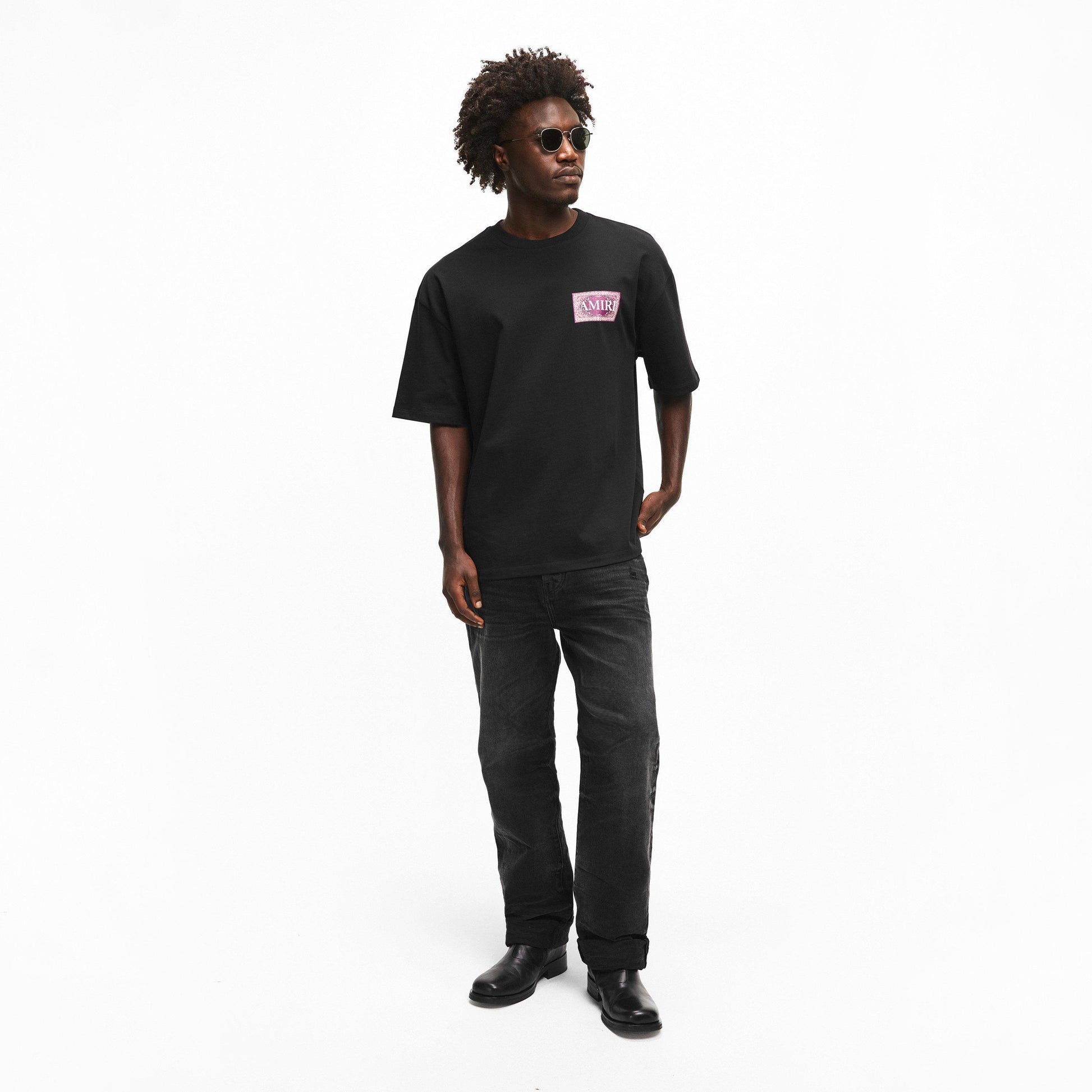 Amiri Men's Bandana Oversized T-Shirt
