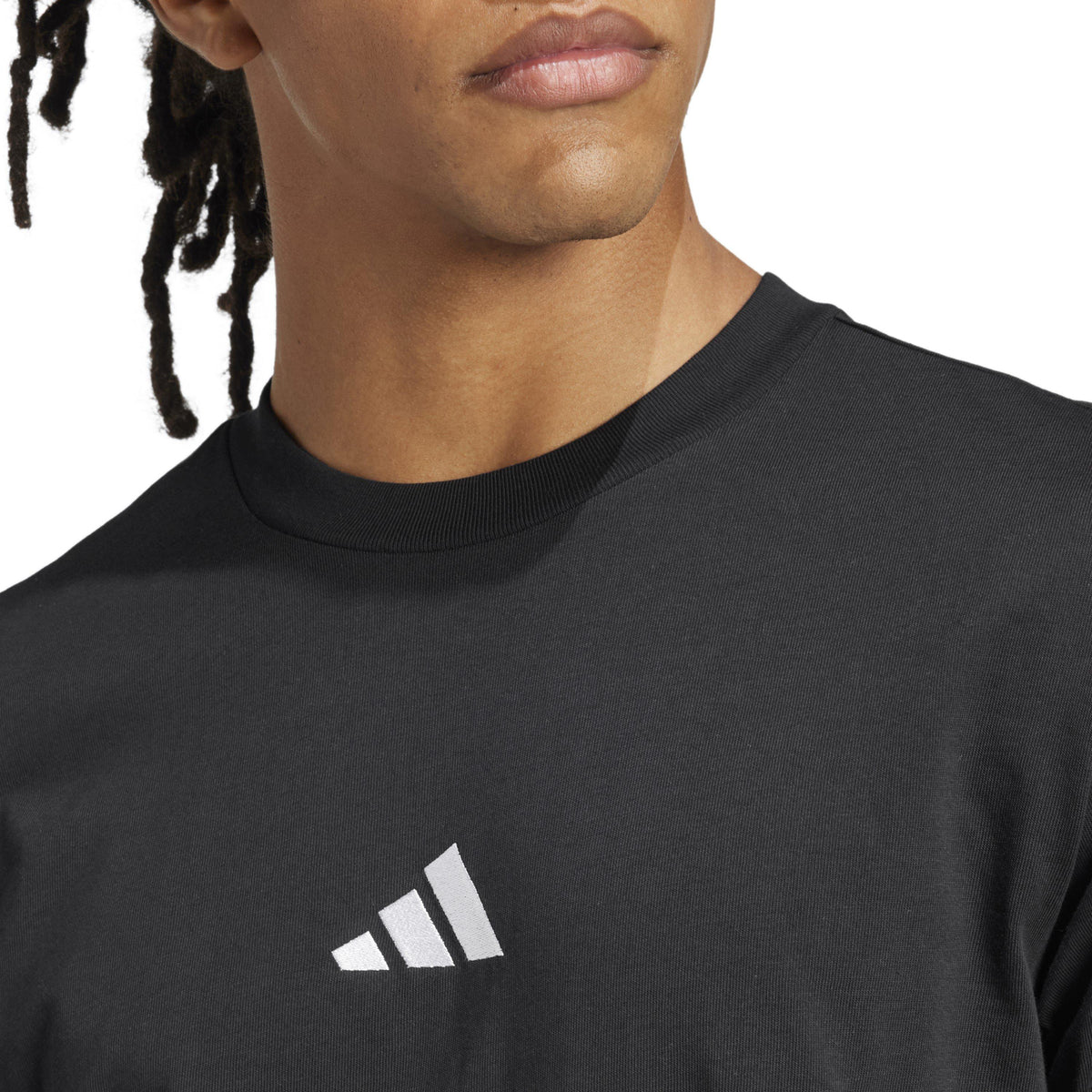 adidas Essentials Single Jersey Logo T-Shirt Mens