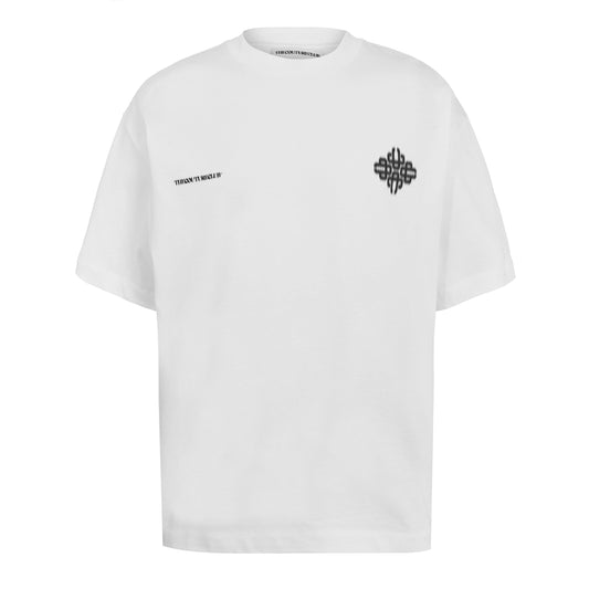 The Couture Club Men's Blurred Oversized Fit Oversized T-Shirt