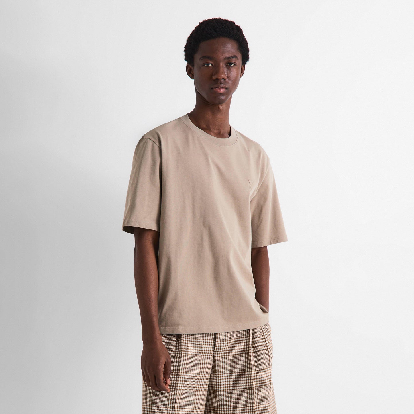 Ami Paris Men's Embroidered ADC T-Shirt