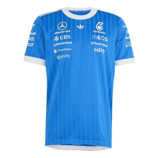 adidas Originals x Mercedes AMG Petronas Formula 1 Team Blue Wonder Driver Jersey