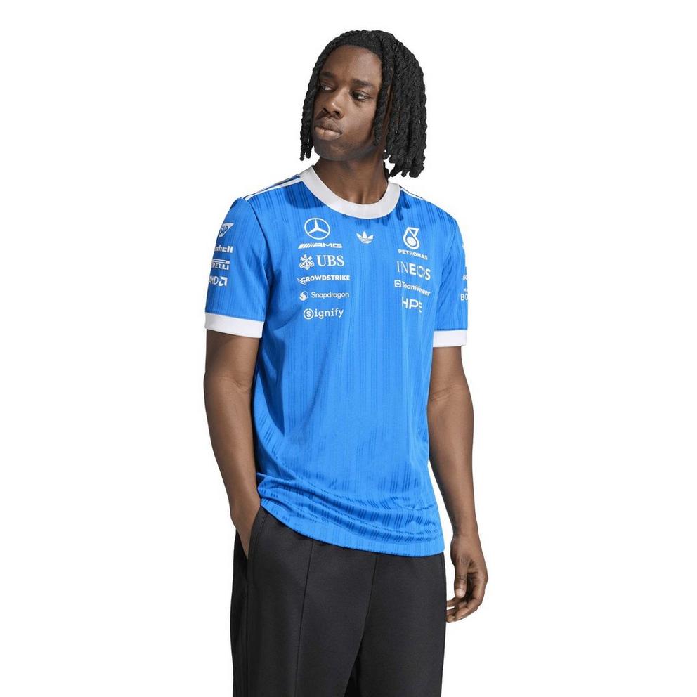 adidas Originals x Mercedes AMG Petronas Formula 1 Team Blue Wonder Driver Jersey