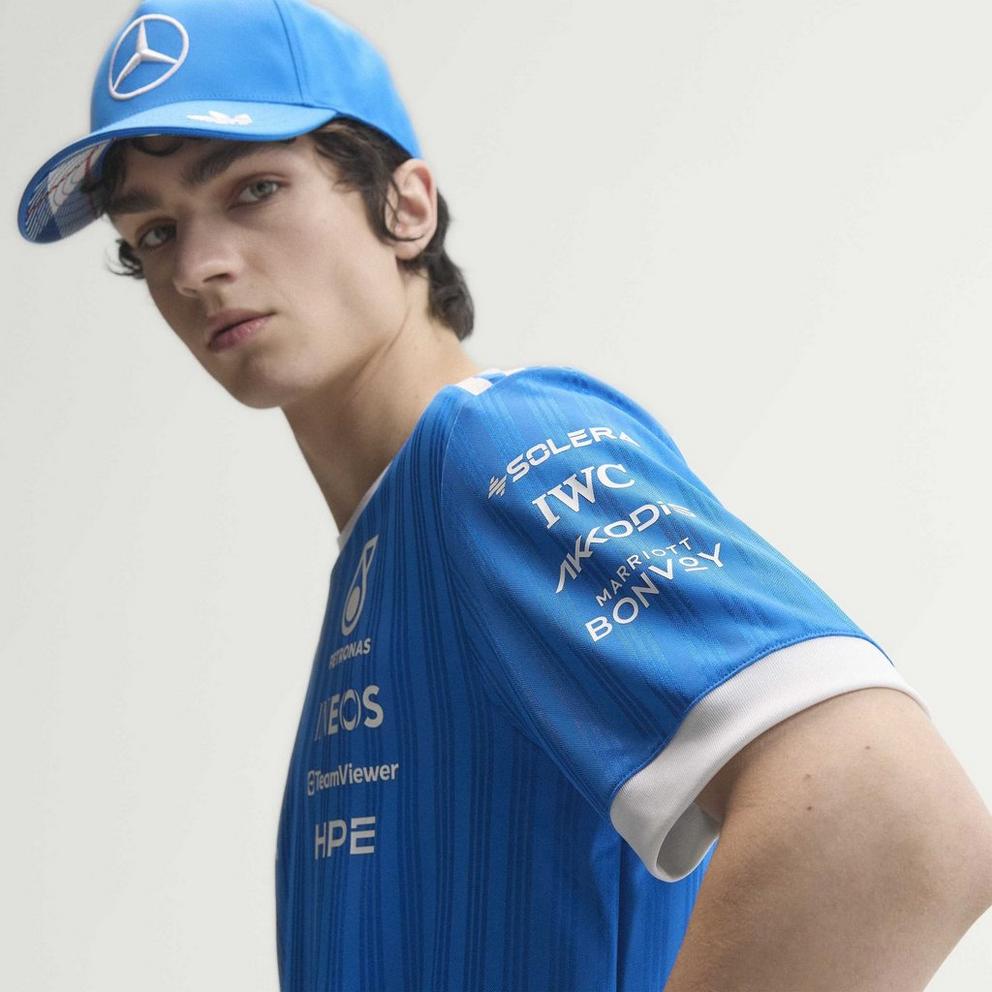 adidas Originals x Mercedes AMG Petronas Formula 1 Team Blue Wonder Driver Jersey