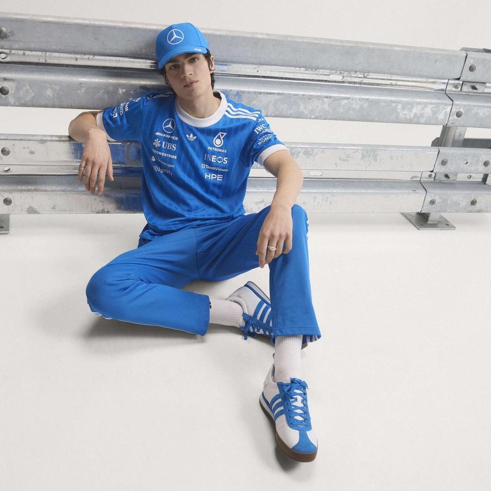 adidas Originals x Mercedes AMG Petronas Formula 1 Team Blue Wonder Driver Jersey