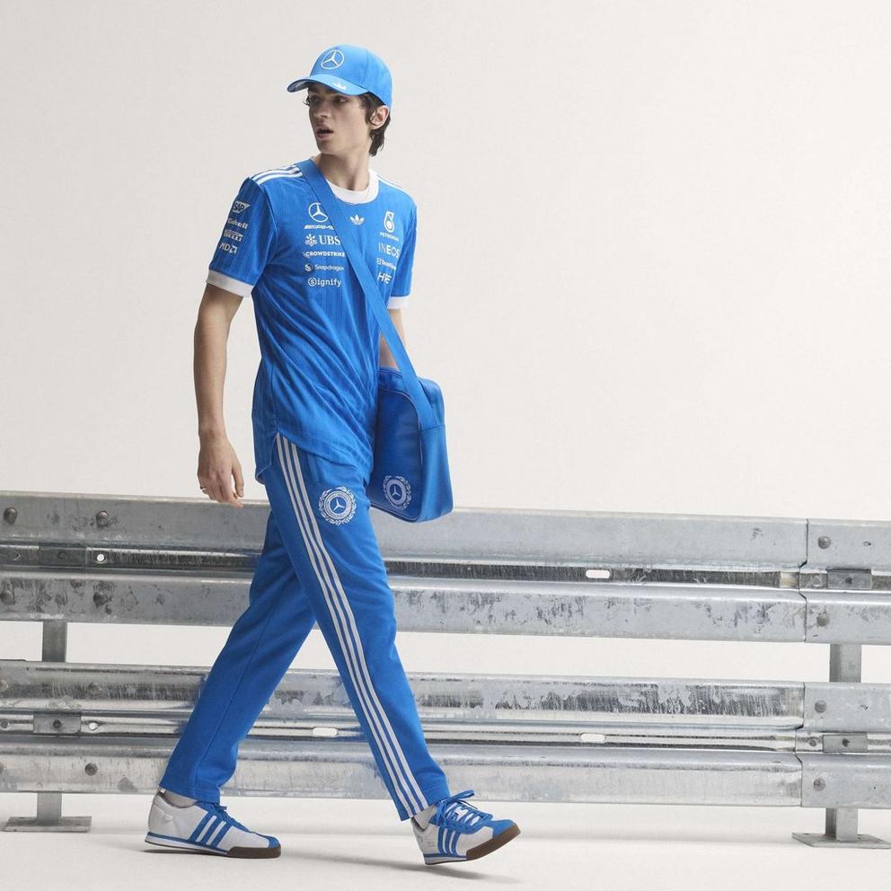adidas Originals x Mercedes AMG Petronas Formula 1 Team Blue Wonder Driver Jersey