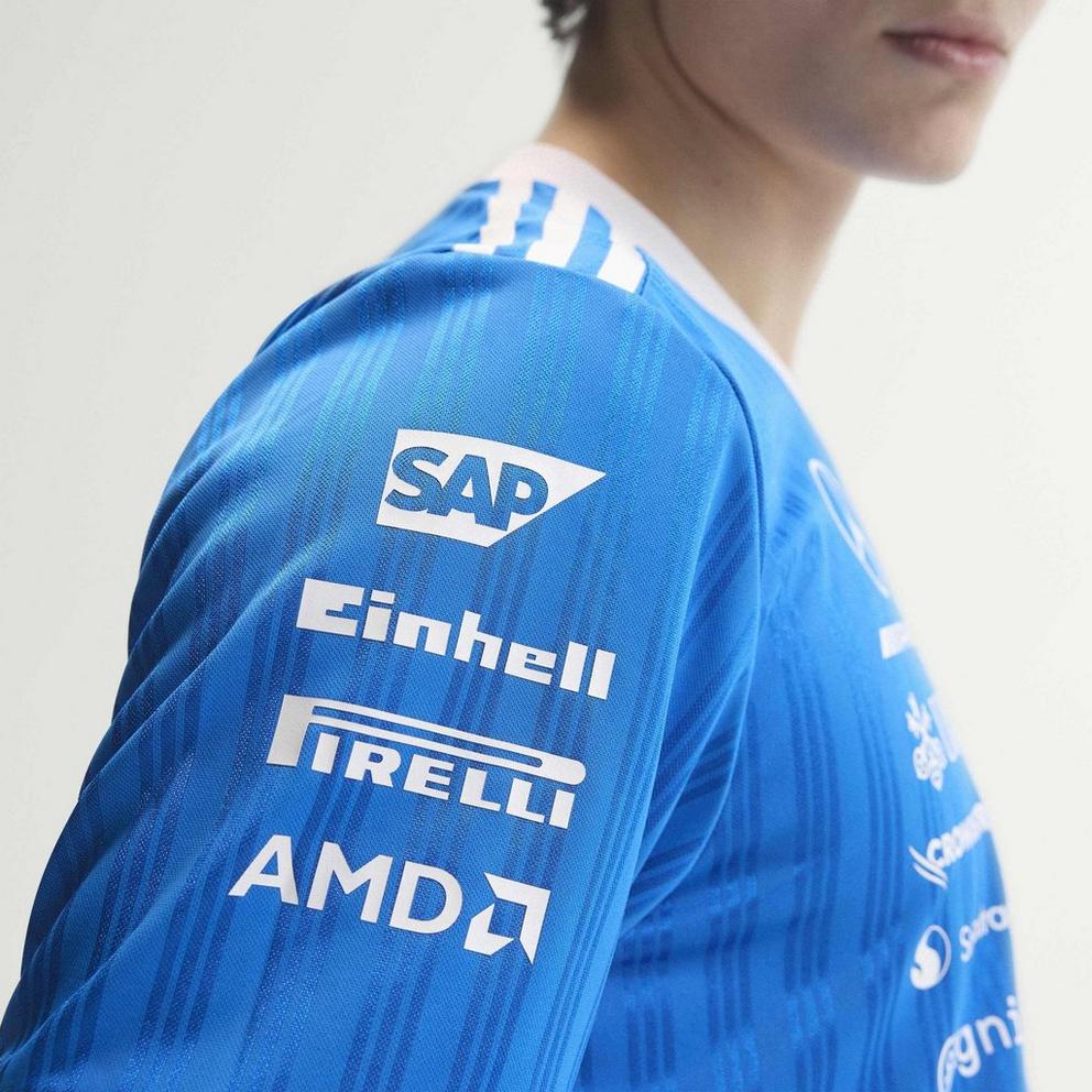 adidas Originals x Mercedes AMG Petronas Formula 1 Team Blue Wonder Driver Jersey