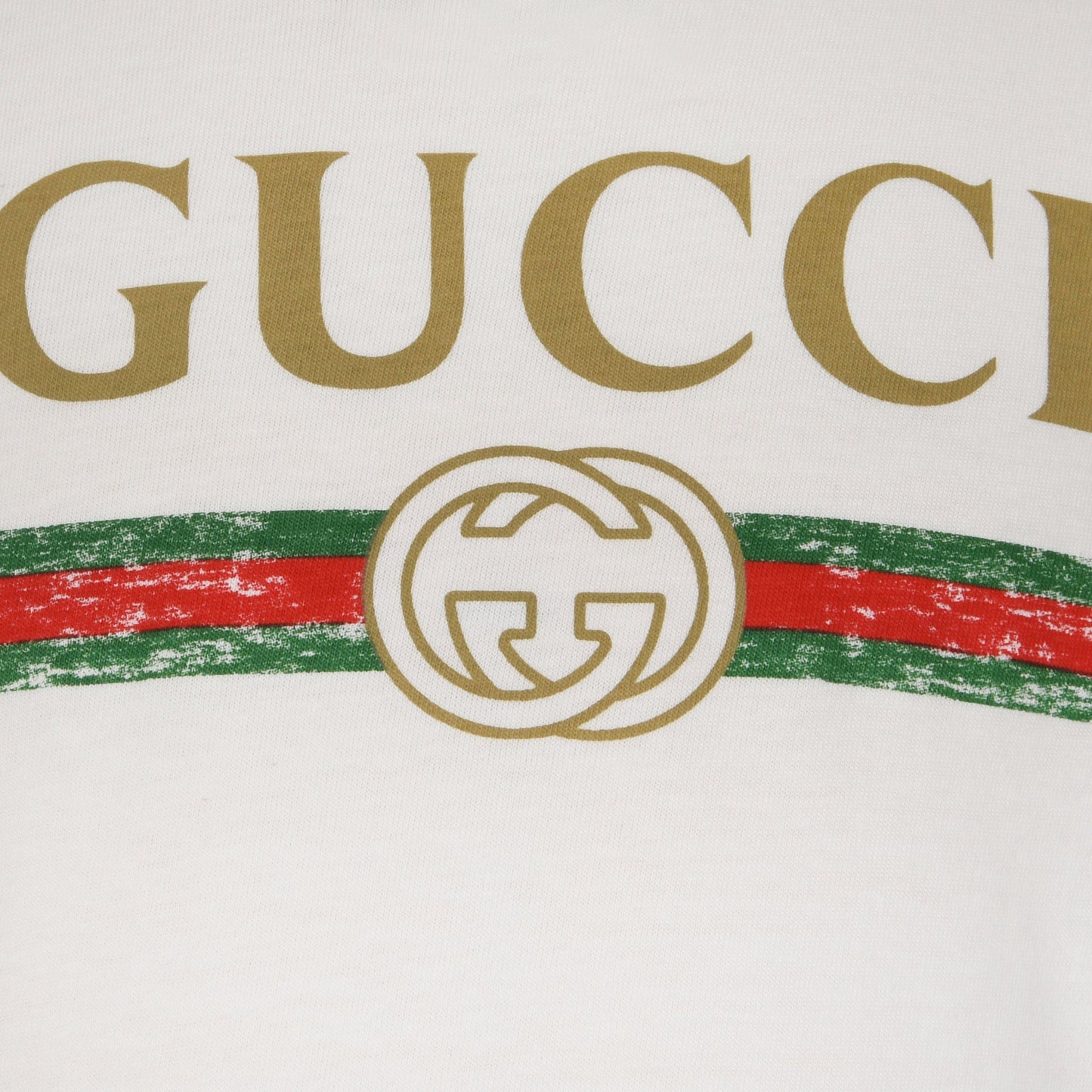 Gucci Juniors' Fake Logo Cotton T-Shirt