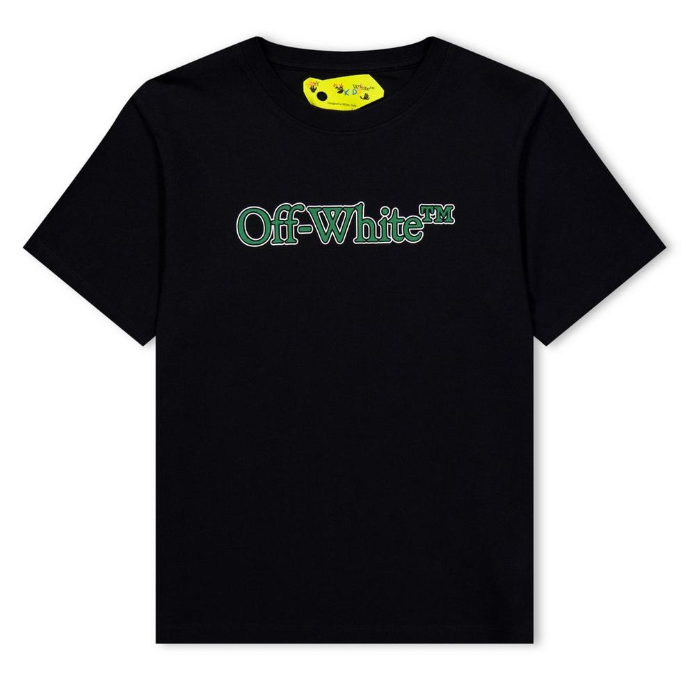 Off White Kids' Bookish Cotton Logo T-Shirt