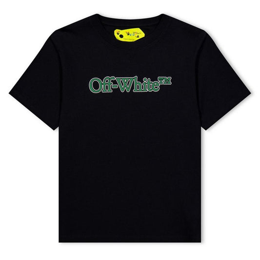 Off White Kids' Bookish Cotton Logo T-Shirt