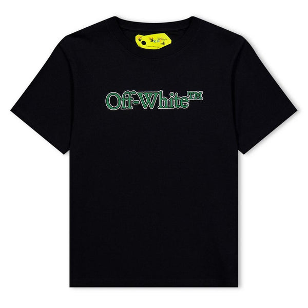 Off White Kids' Bookish Cotton Logo T-Shirt