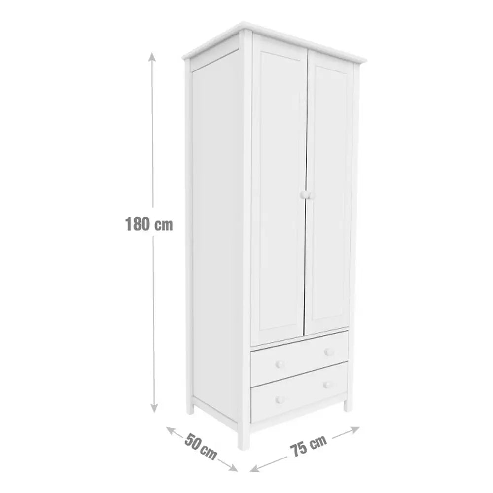 Argos Home Scandinavia 3 Piece 2 Door Wardrobe Set - Pine