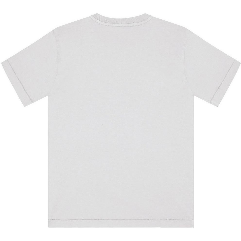 Stone Island Boys' Plain Cotton Badge Logo T-Shirt