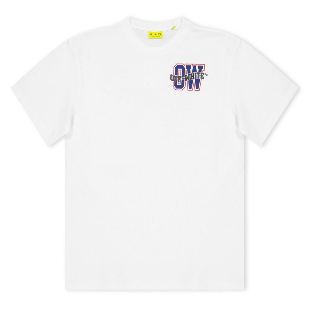 Off White Kids' Varsity Arrow Cotton Short Sleeve T-Shirt