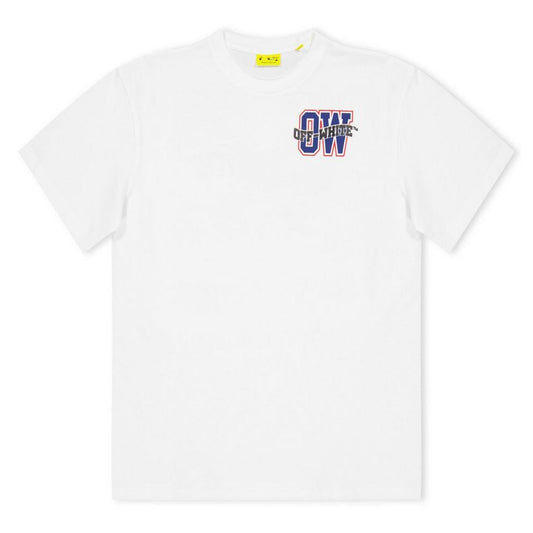 Off White Kids' Varsity Arrow Cotton Short Sleeve T-Shirt