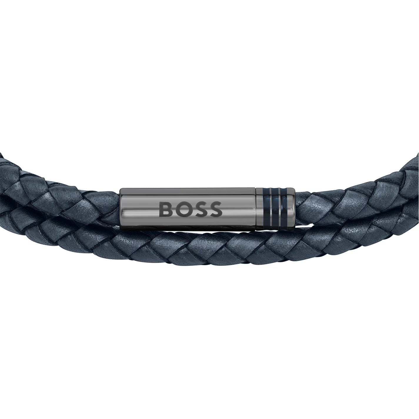 Men's Ares Double Wrap Leather Bracelet