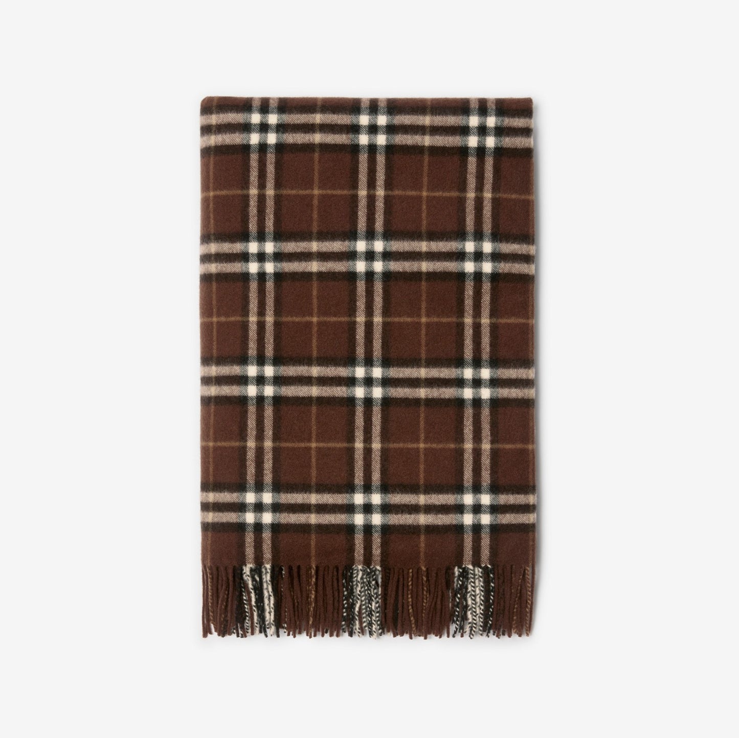 Check Cashmere Blanket
