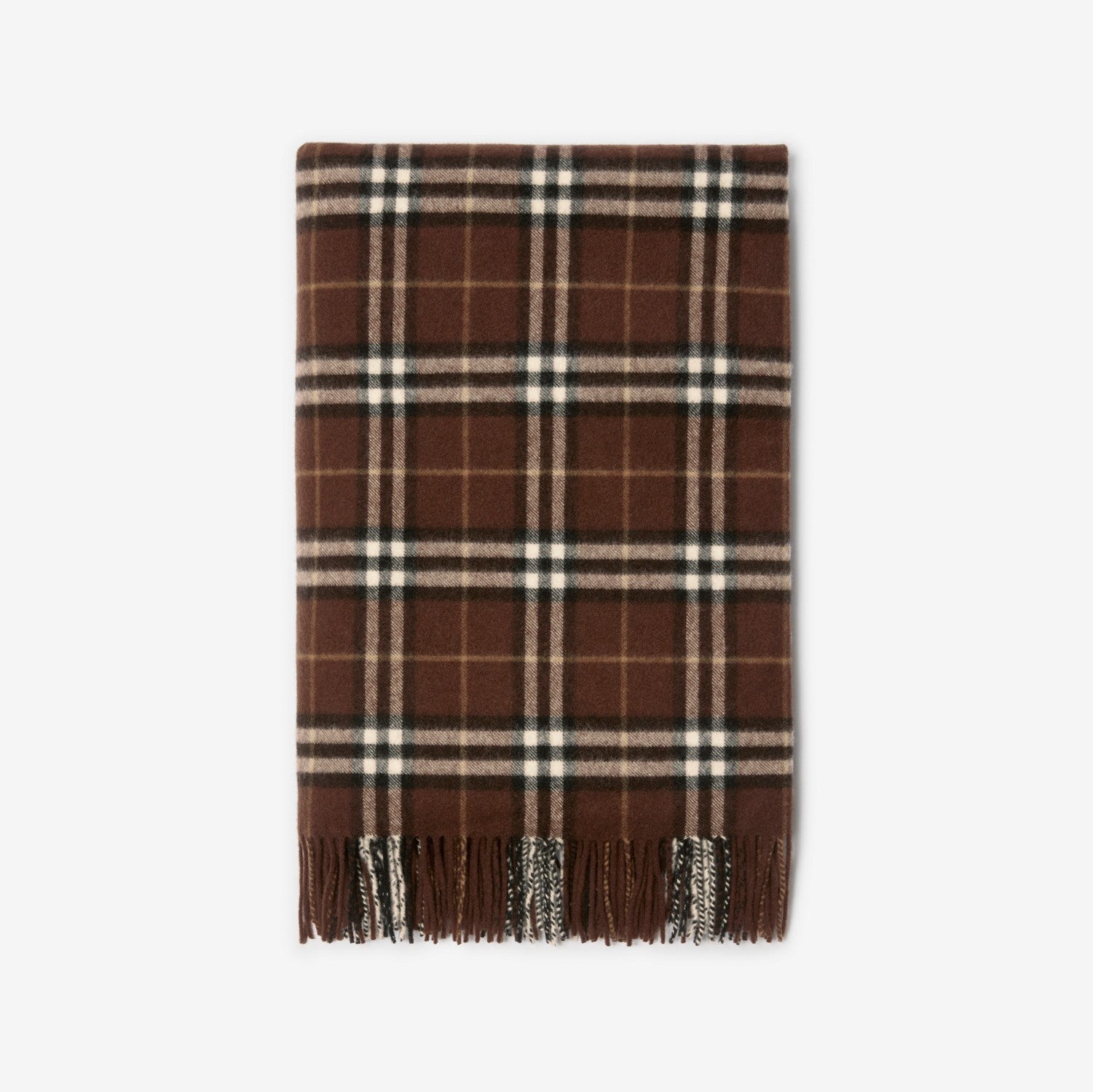 Check Cashmere Blanket