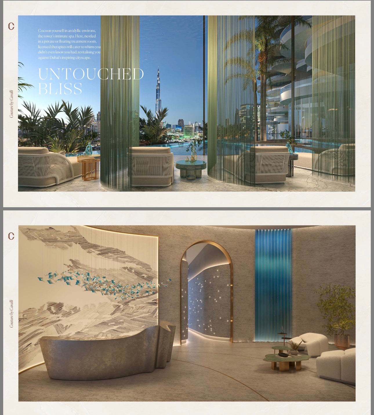 Couture by Cavali — 3 4 5 6 Bedroom Ultra Luxury Residences and Penthouses — Masterpiece Lifestyle Experience — Dubai UAE