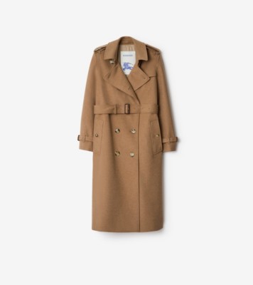 Long Cashmere Kensington Trench Coat
