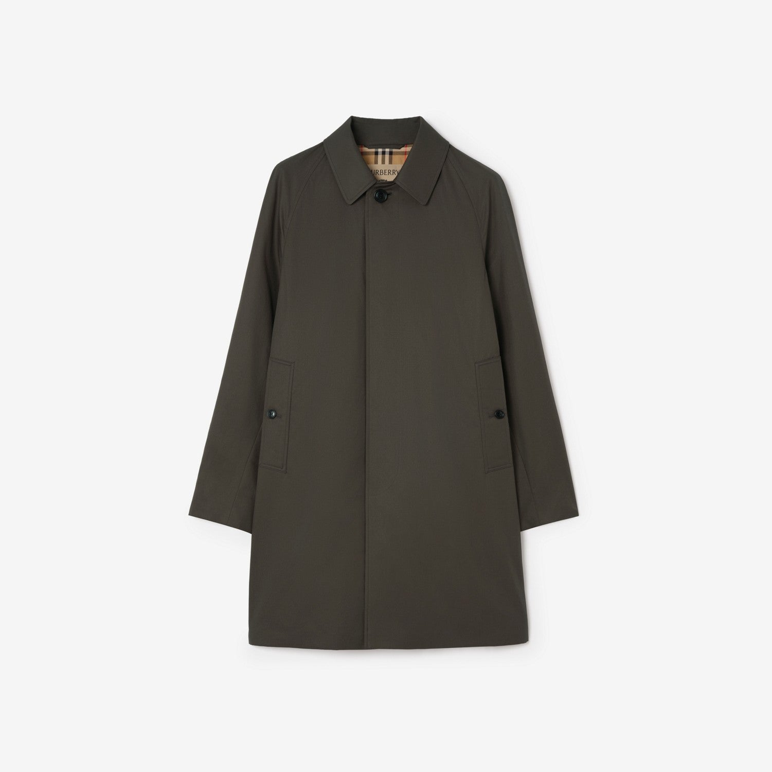 Mid-length Tropical Gabardine Camden Car Coat