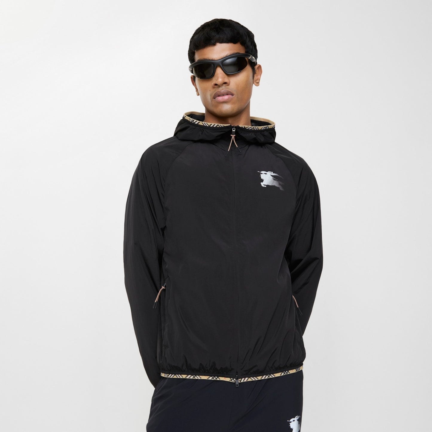 Nylon Hooded Jacket