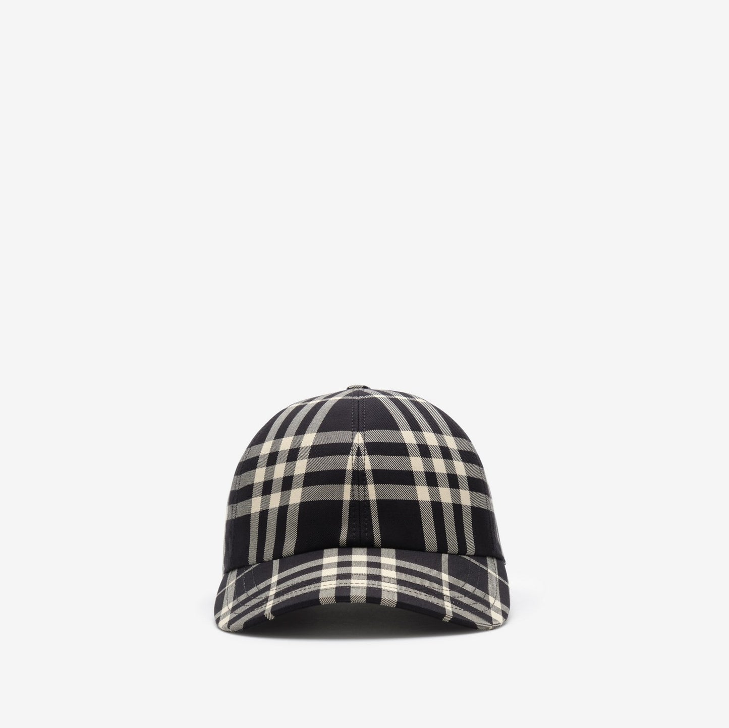 Check Cotton Baseball Cap