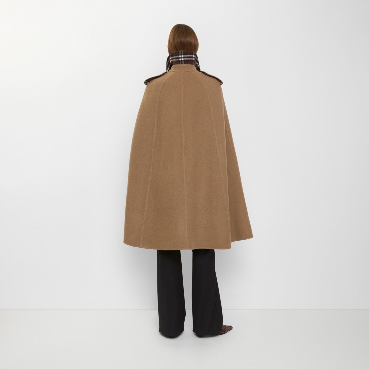 Wool Belmont Trench Cape