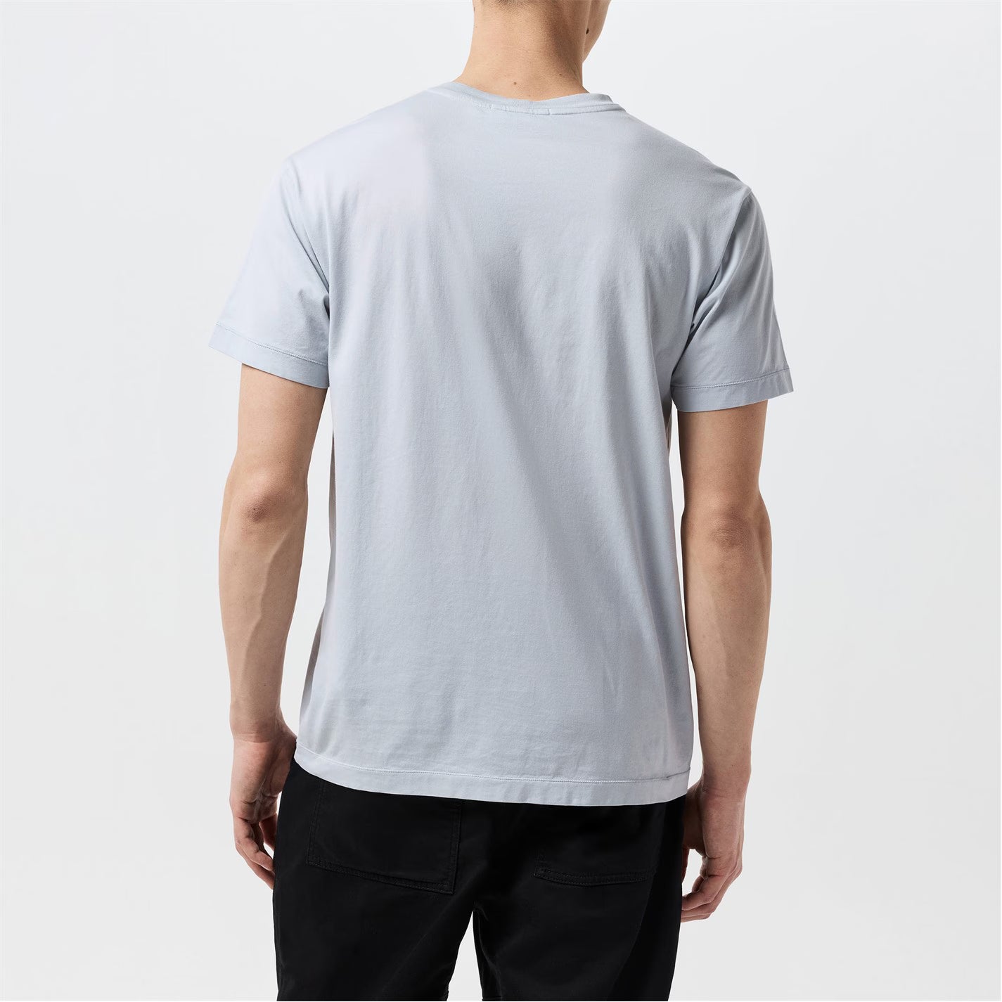 STONE ISLAND Men's Cotton Compass Logo Patch T-Shirt