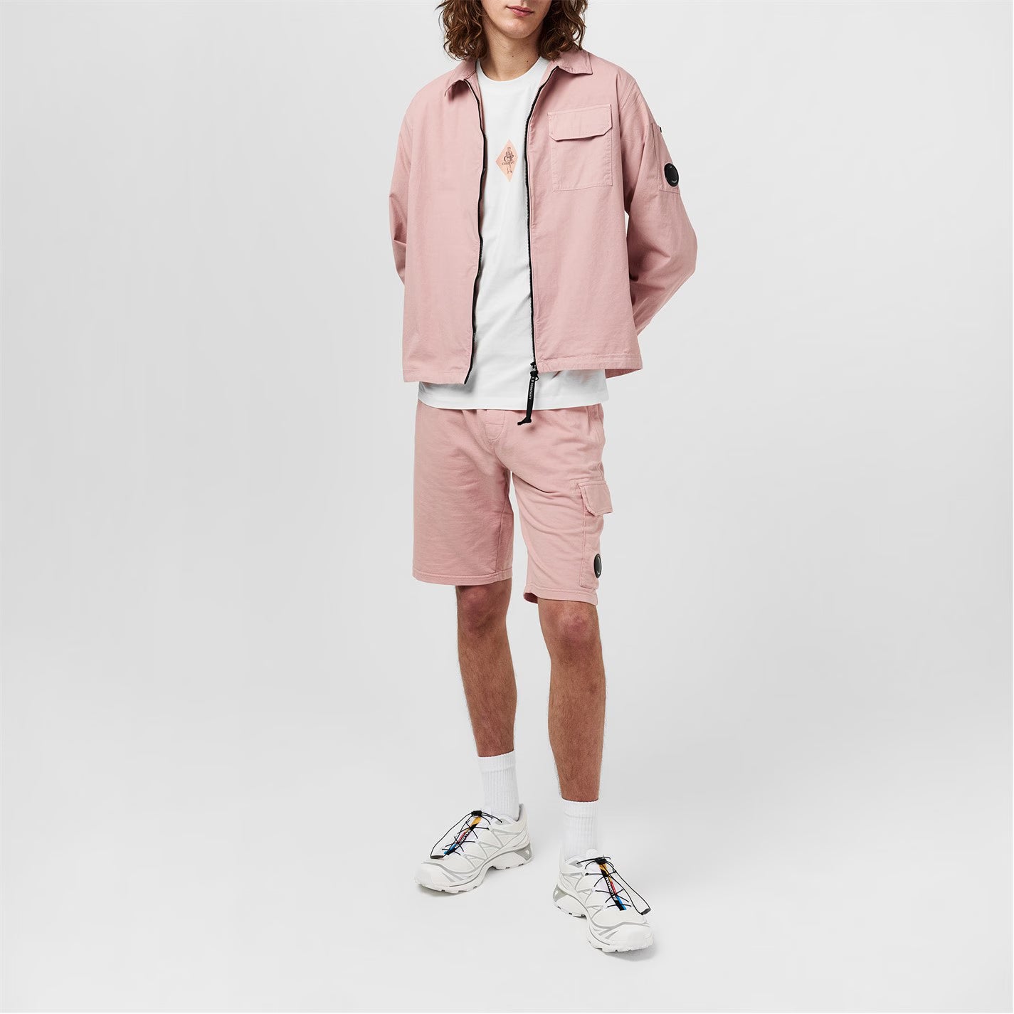 Men's Gabardine Lens Cotton Long Sleeve Overshirt