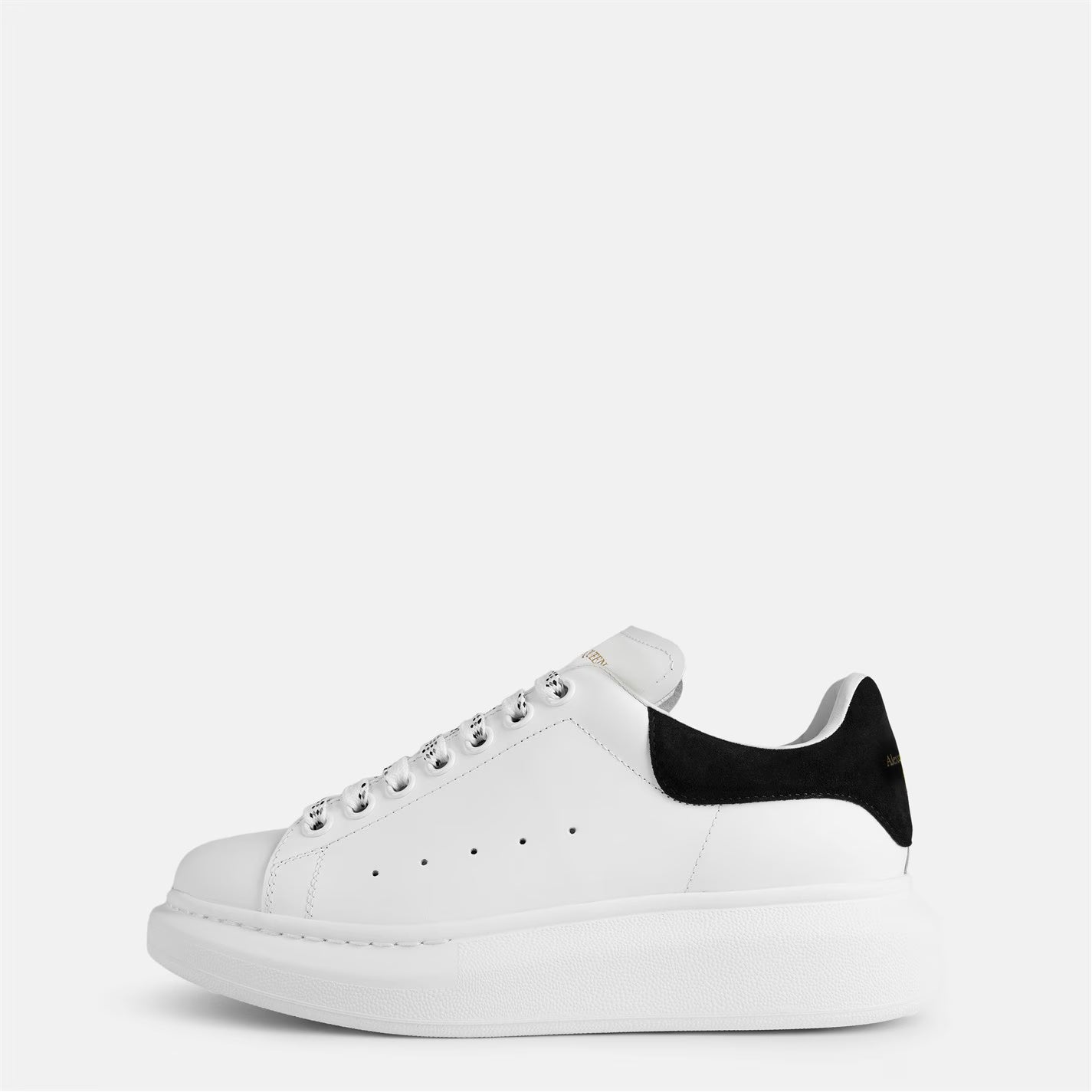 Women's Logo Print Leather Oversized Trainers