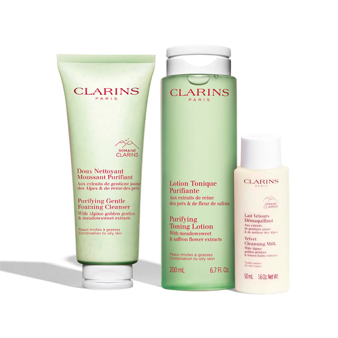 Clarins My Cleansing Essentials - Combination to Oily Skin (Worth £63)