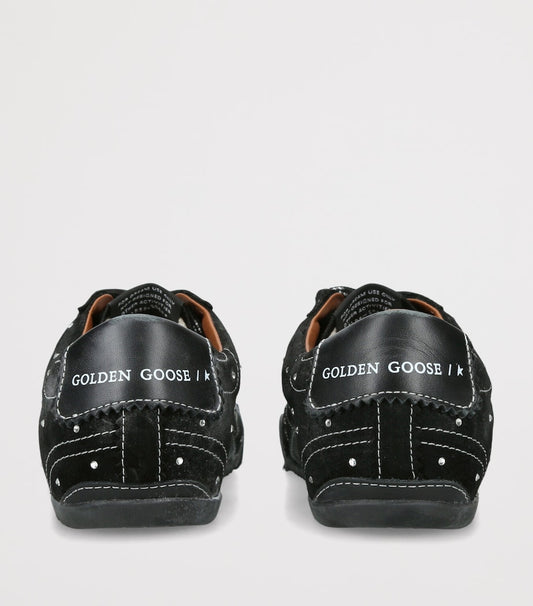 Golden Goose Suede Embellished True Star Sneakers