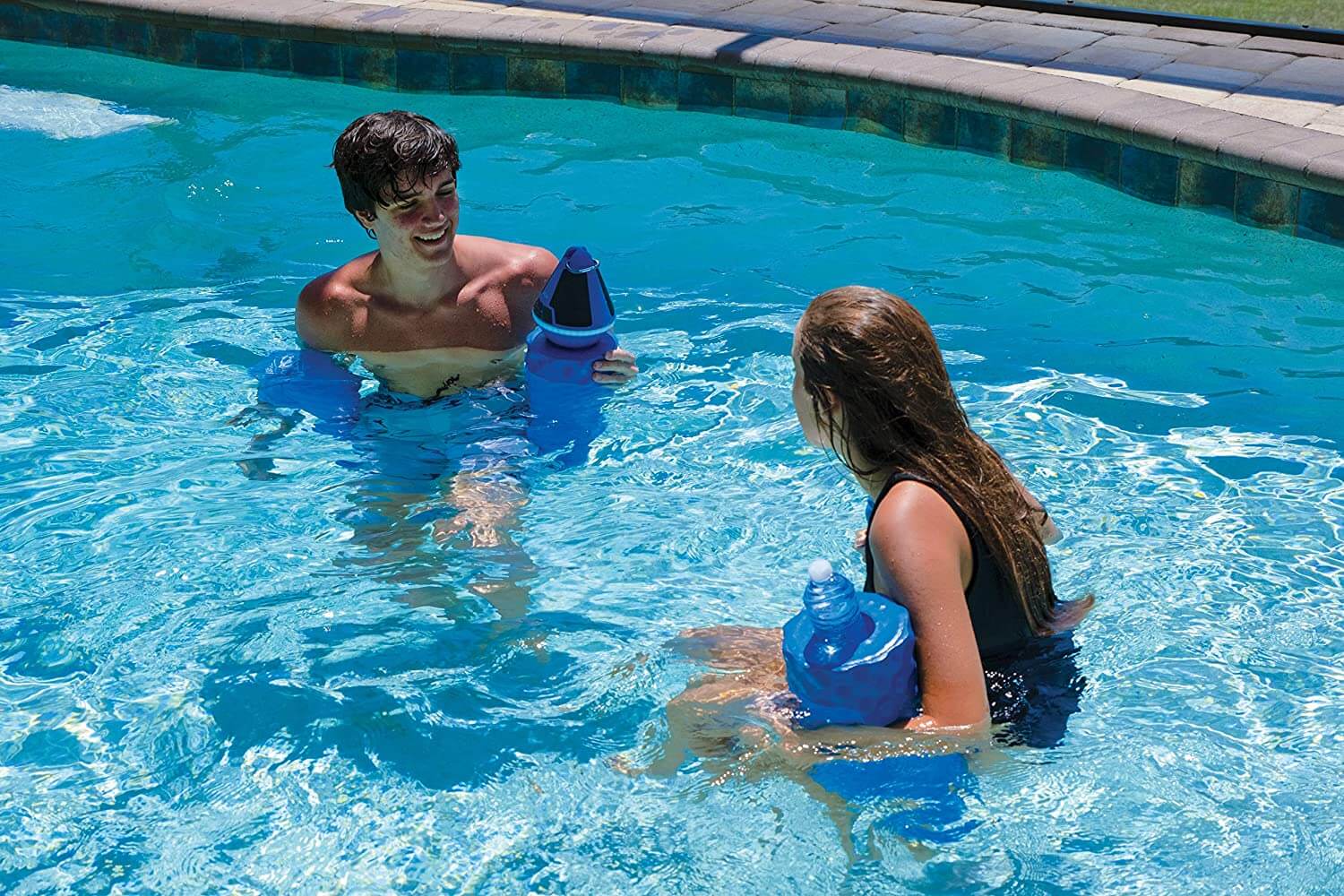 WOW Watersports Dipped Foam Pool Noodle 6.5" with Cup Holder - Interactive Group