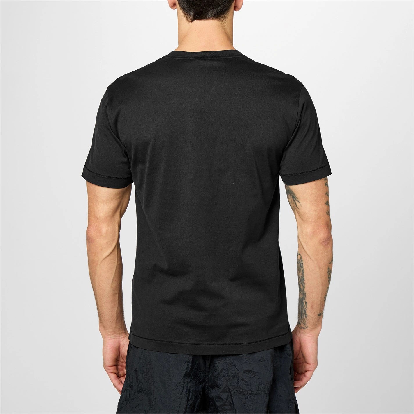 STONE ISLAND Men's Cotton Compass Logo Patch T-Shirt